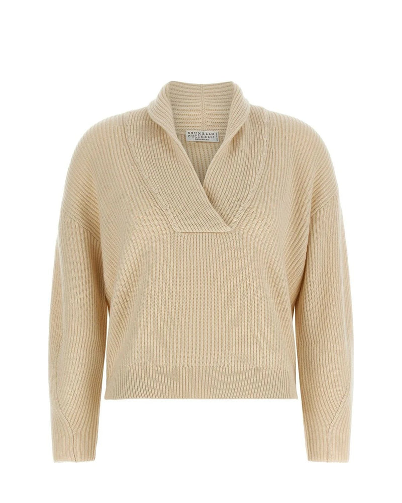 Brunello Cucinelli Sweater in beige, Cashmere