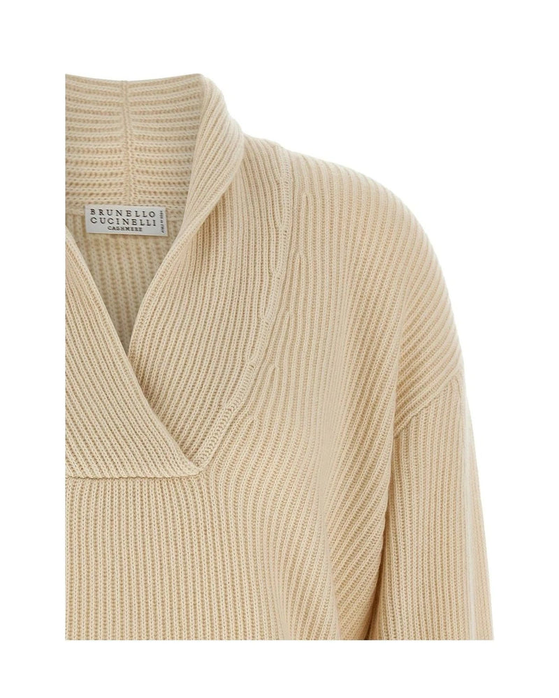 Brunello Cucinelli Sweater in beige, Cashmere — view 3