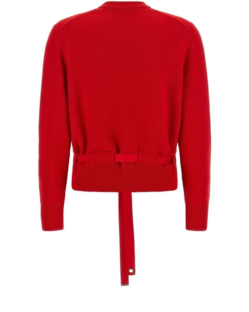 Ferragamo Cardigan in red — view 2