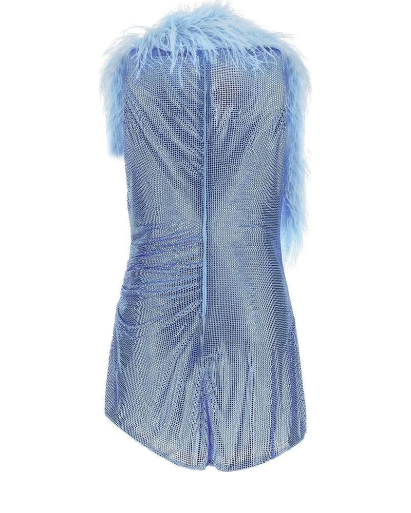 Giuseppe Di Morabito Dresse in blue, Polyamide — view 3