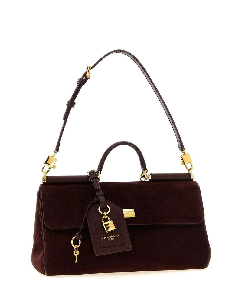 Dolce & Gabbana Satchel Bag in red, Calf Leather — view 3