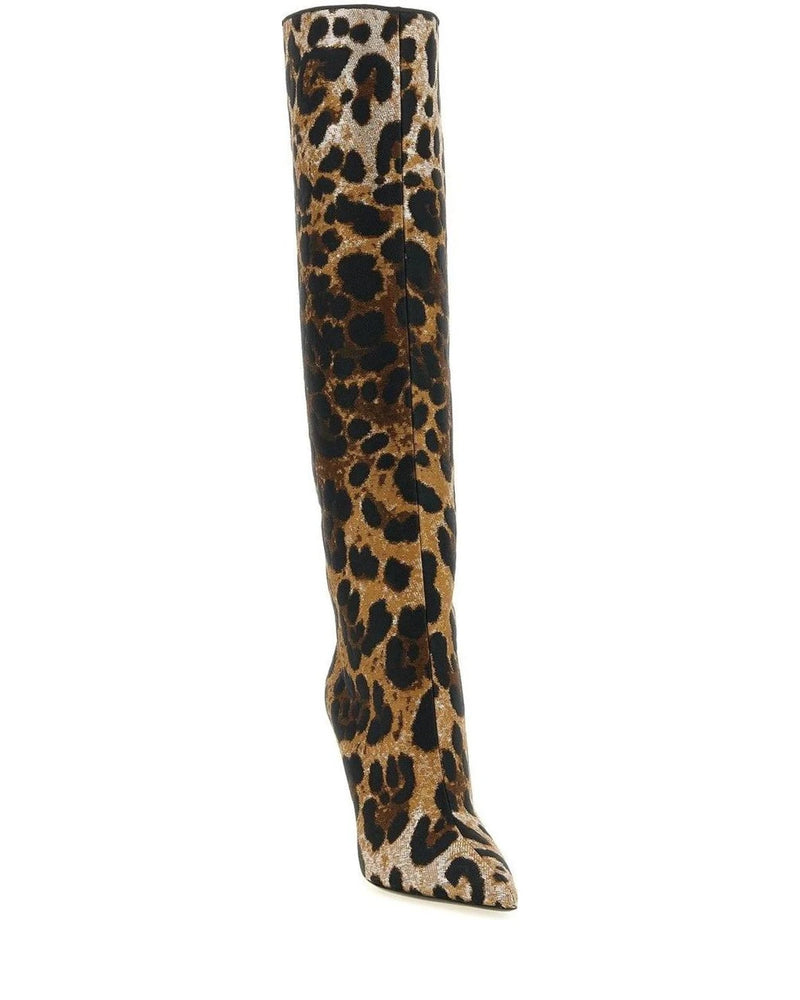 Dolce & Gabbana Knee High Boots in multicolor, Polyester — view 2