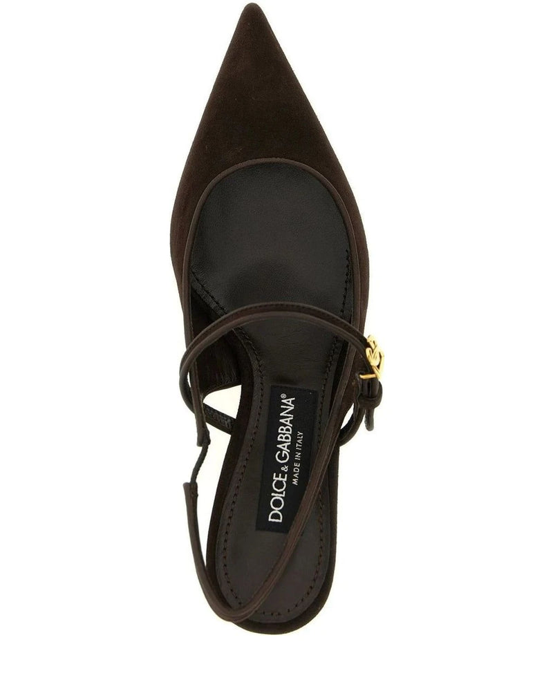 Dolce & Gabbana Pumps in brown, Goat Leather — view 4