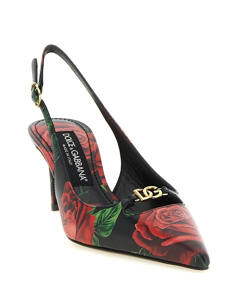 Dolce & Gabbana Pumps in multicolor, Calfskin Leather — view 2
