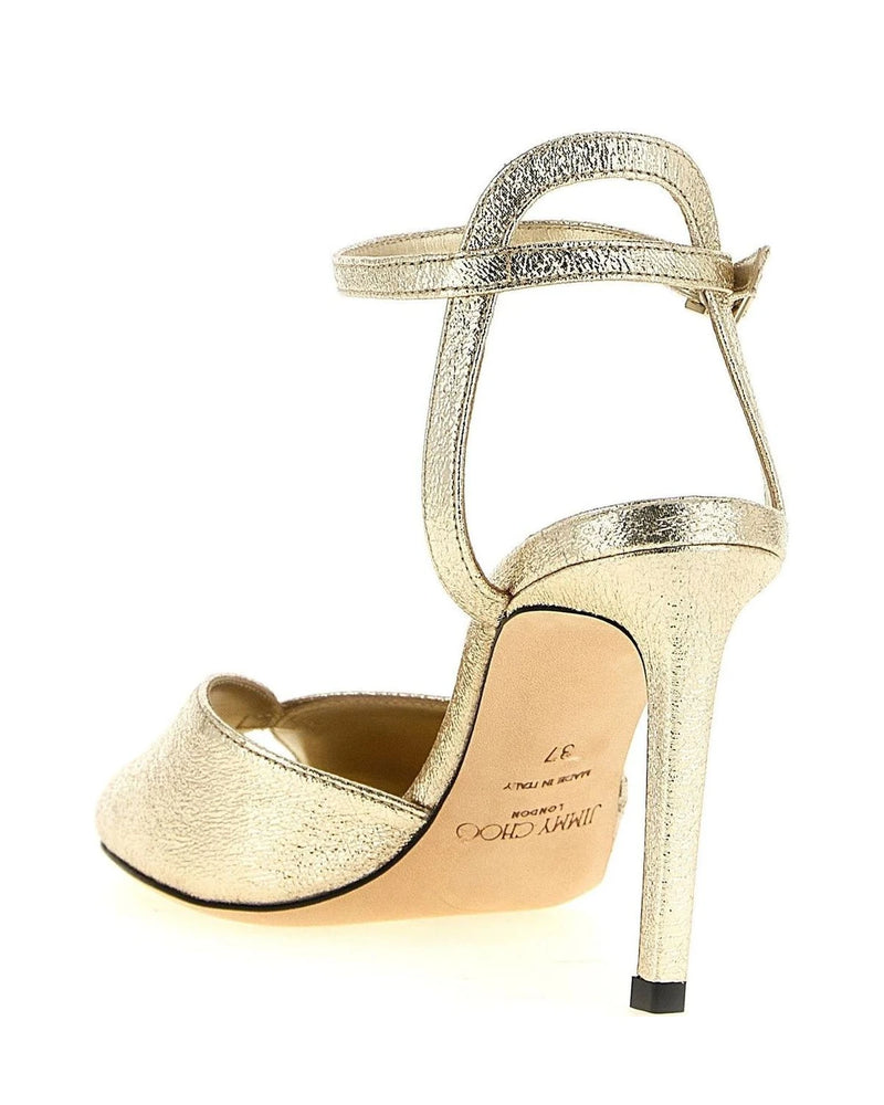 Jimmy Choo Sandals in gold, Goat Leather — view 3