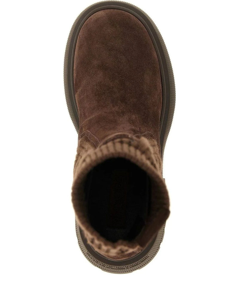 Jimmy Choo Ankle Boots in brown, Lamb Leather — view 4