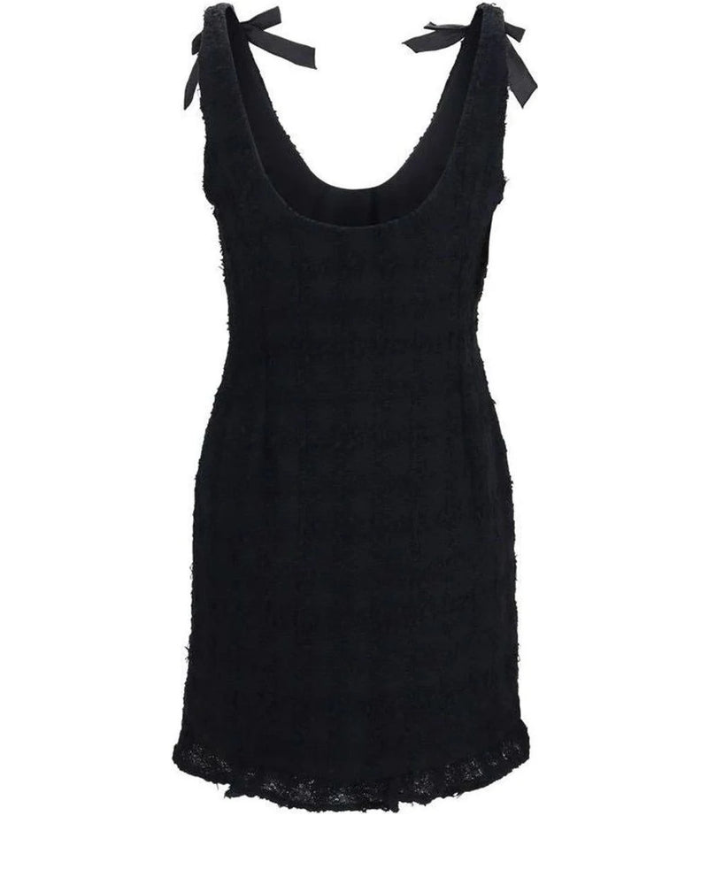 Alessandra Rich Dresse in black, Cotton — view 2
