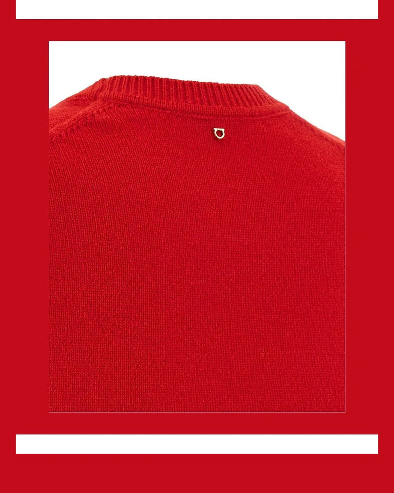 Ferragamo Sweater in red, Cashmere — view 4