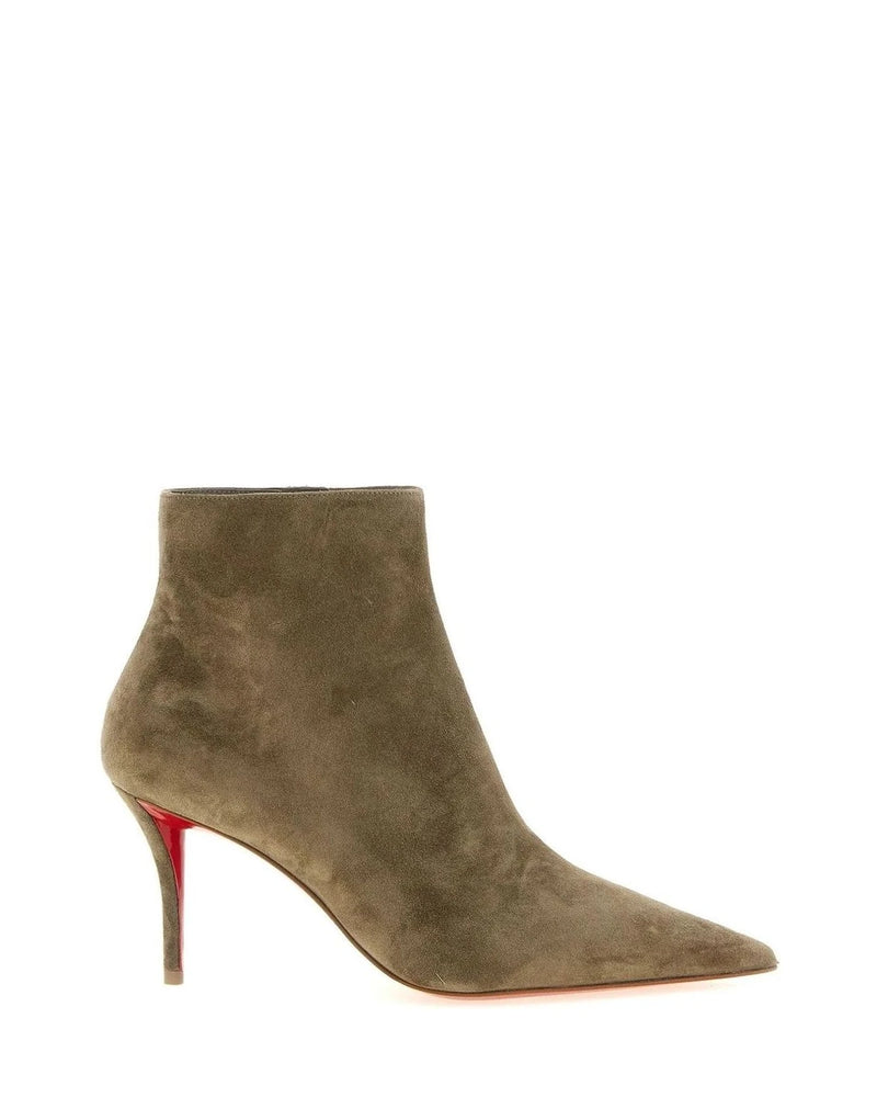 Christian Louboutin Ankle Boots in beige, Calfskin Leather