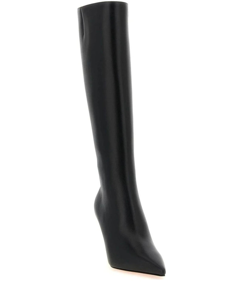 Christian Louboutin Knee High Boots in black, Calfskin Leather — view 2