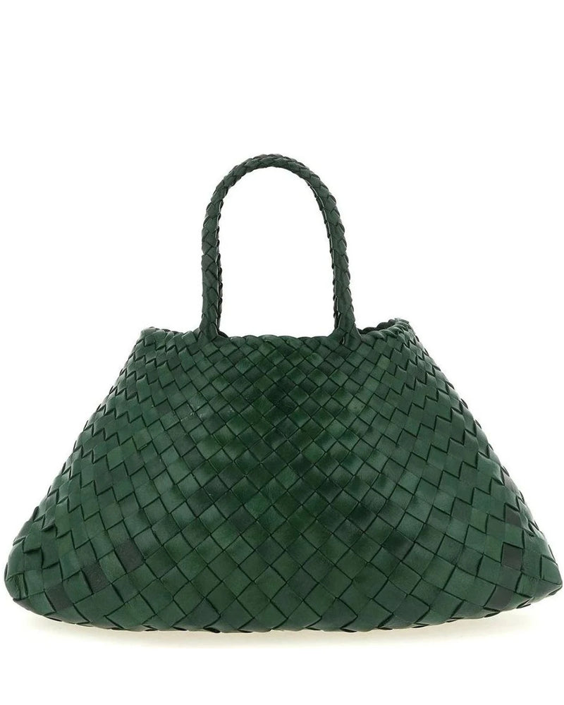 Dragon Diffusion Shopper Bag in green, Calfskin Leather