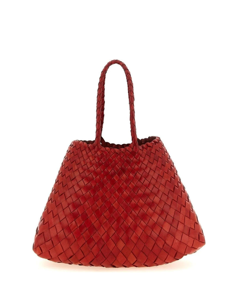 Dragon Diffusion Tote Bag in red, Calfskin Leather