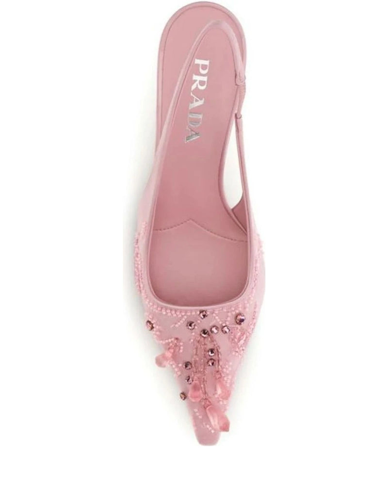 Prada Pumps in multicolor, Silk Satin — view 4