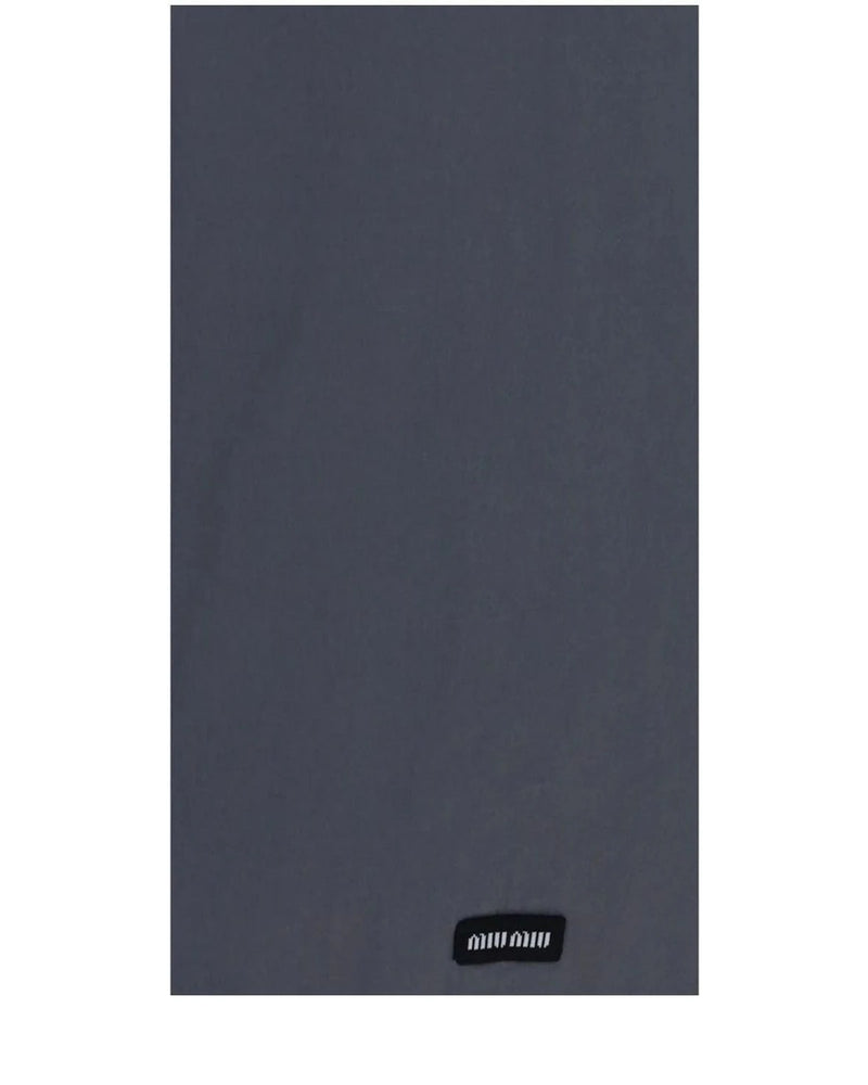 Miu Miu Skirt in gray, Cotton — view 3
