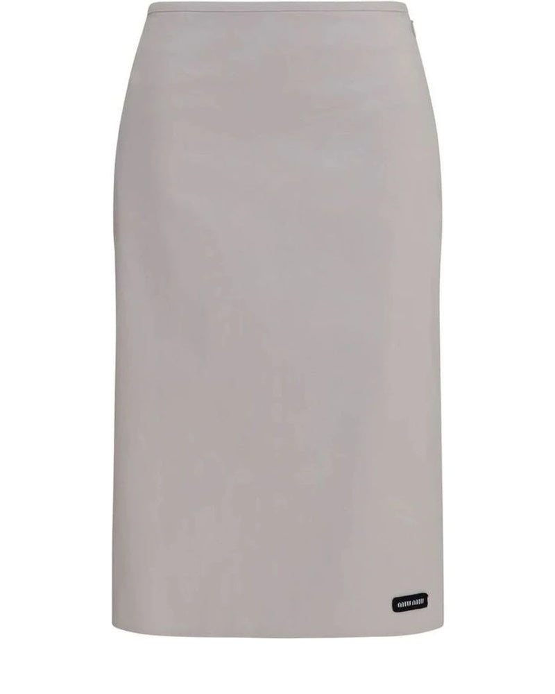 Miu Miu Skirt in gray, Cotton