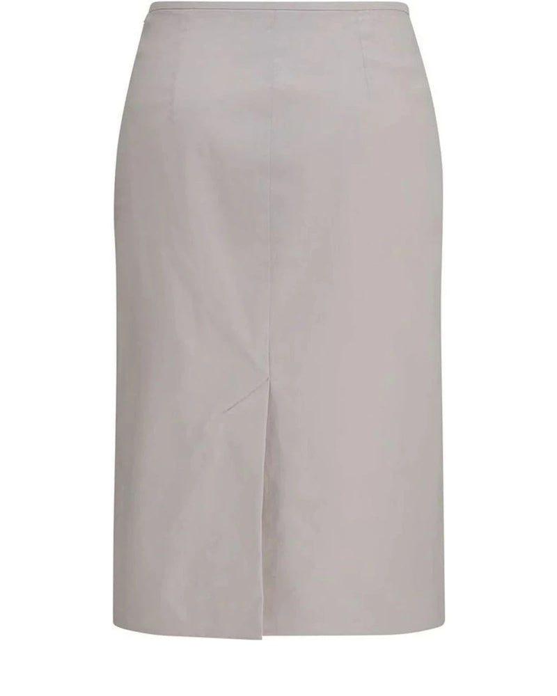 Miu Miu Skirt in gray, Cotton — view 2