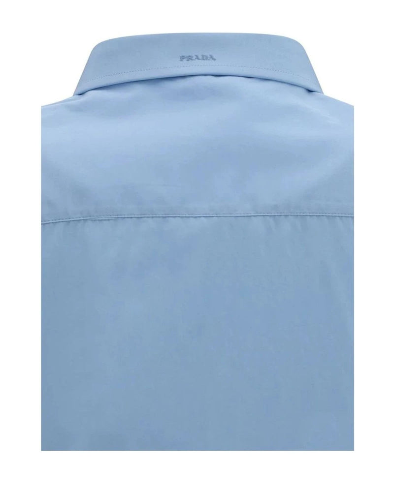 Prada Dress Shirt in blue, Cotton — view 3