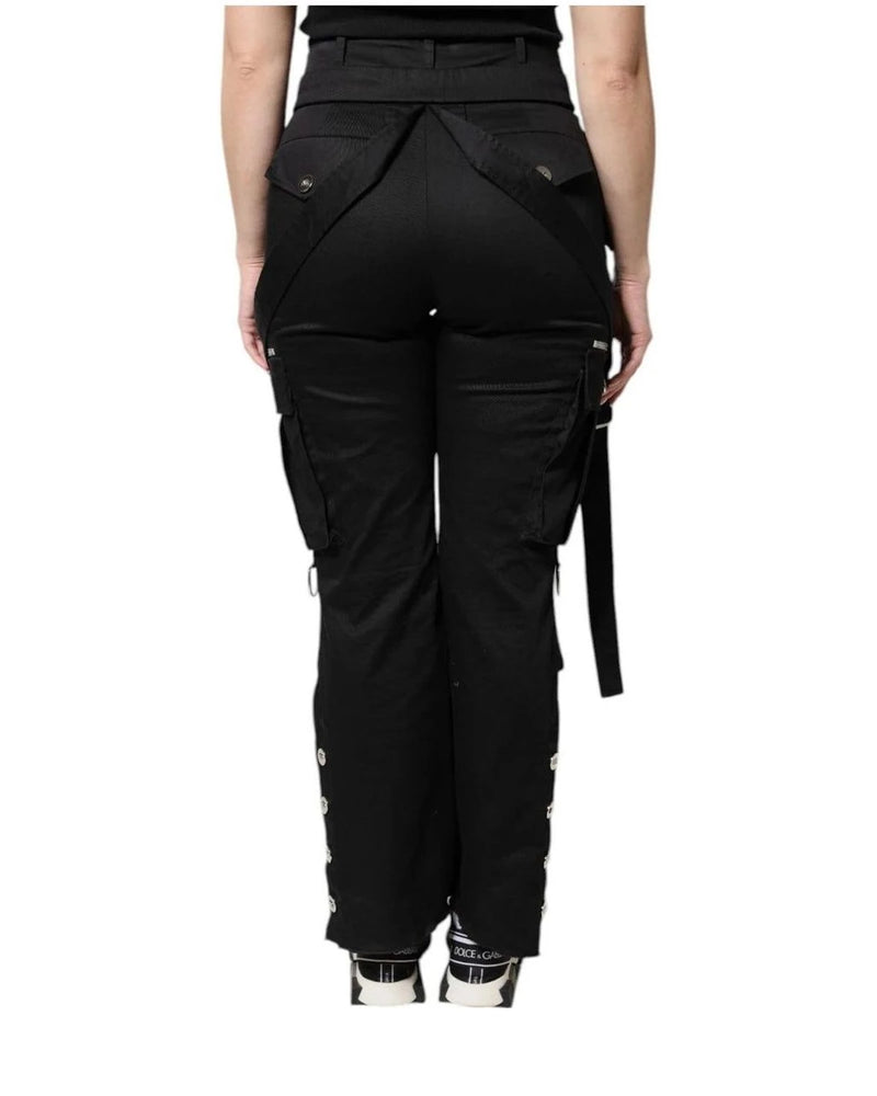 Dolce & Gabbana Cargo Pant in black, Cotton — view 4