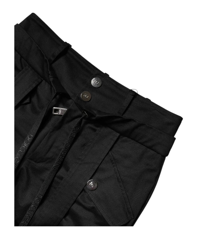 Dolce & Gabbana Cargo Pant in black, Cotton — view 7