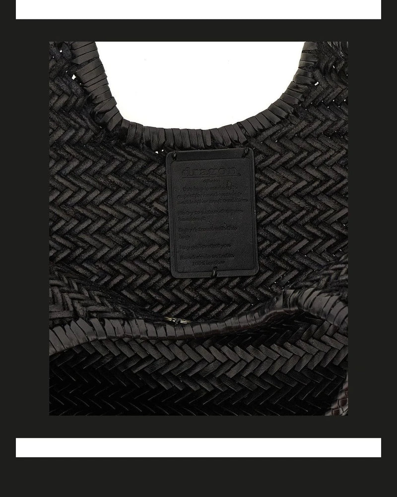 Dragon Diffusion Tote Bag in black, Cow Leather — view 4