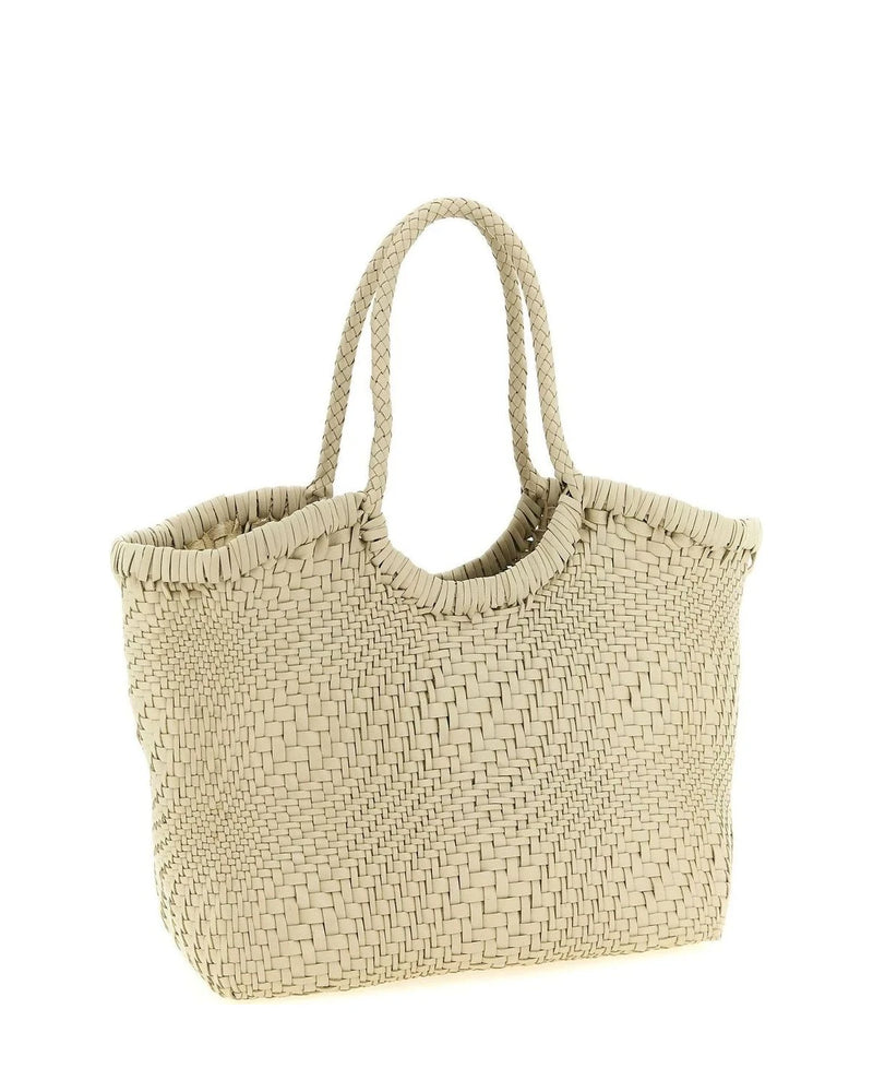 Dragon Diffusion Tote Bag in white, Calfskin Leather — view 2