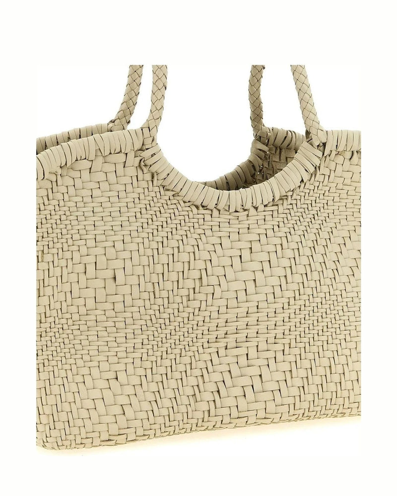 Dragon Diffusion Tote Bag in white, Calfskin Leather — view 3