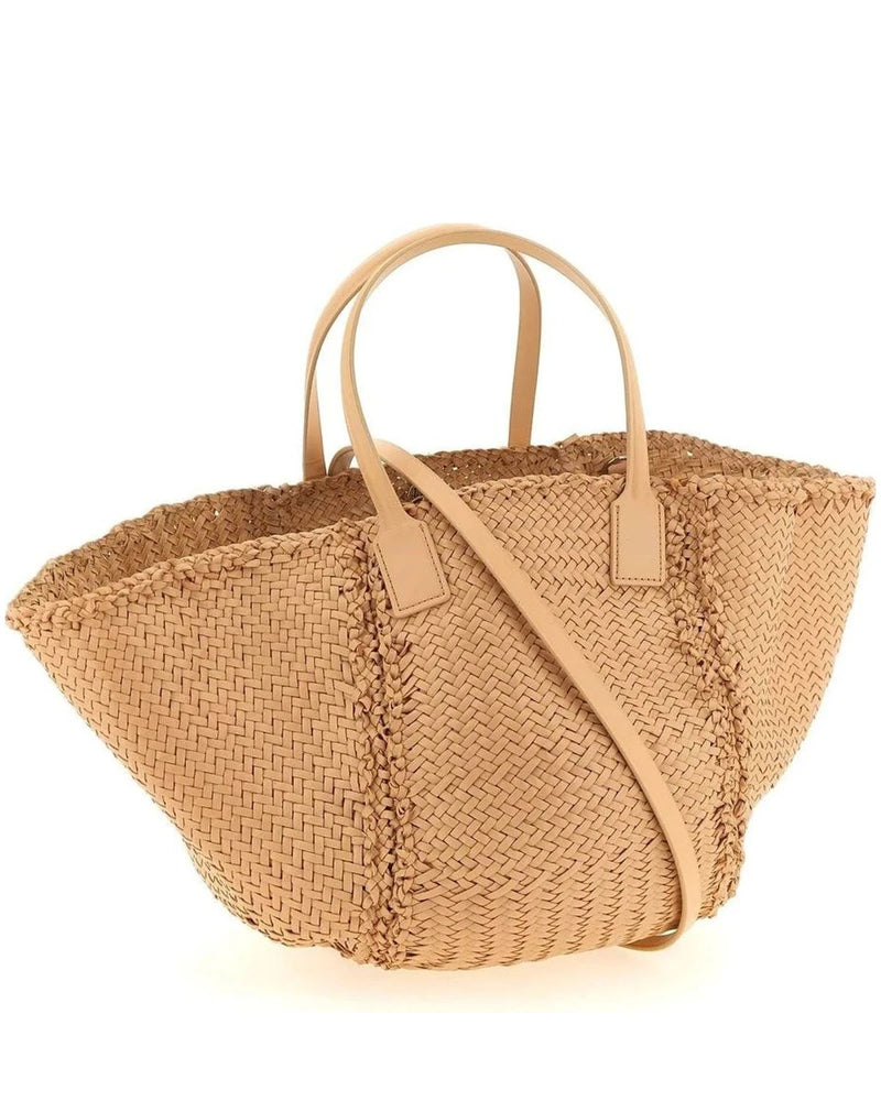Dragon Diffusion Tote Bag in beige, Calf Leather — view 2