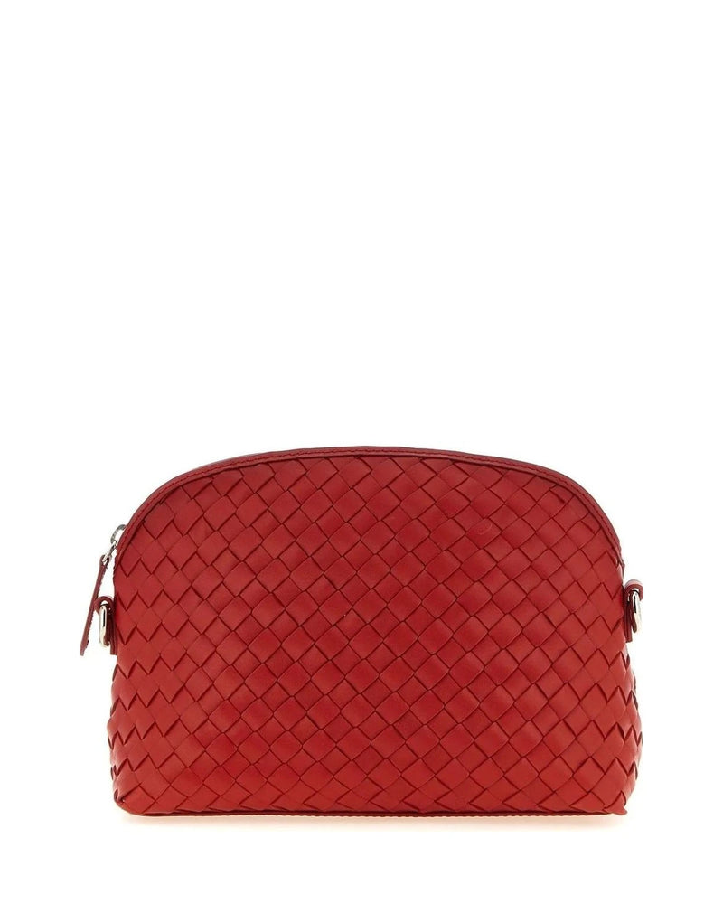 Dragon Diffusion Makeup Bag in red, Calfskin Leather