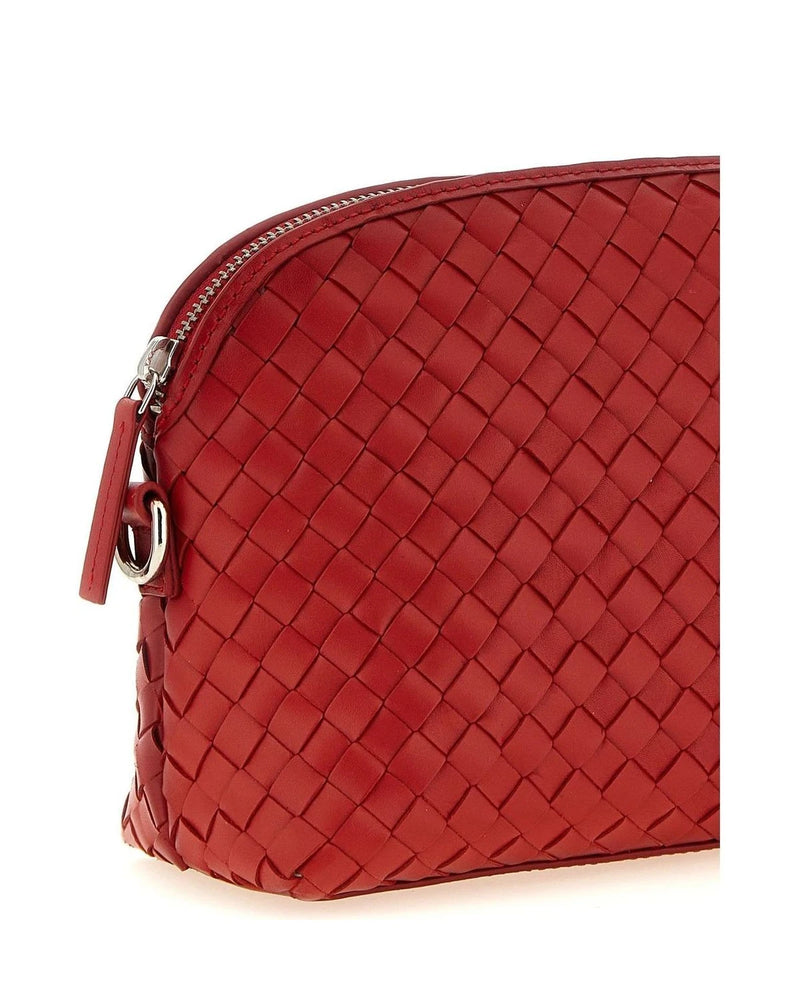 Dragon Diffusion Makeup Bag in red, Calfskin Leather — view 3