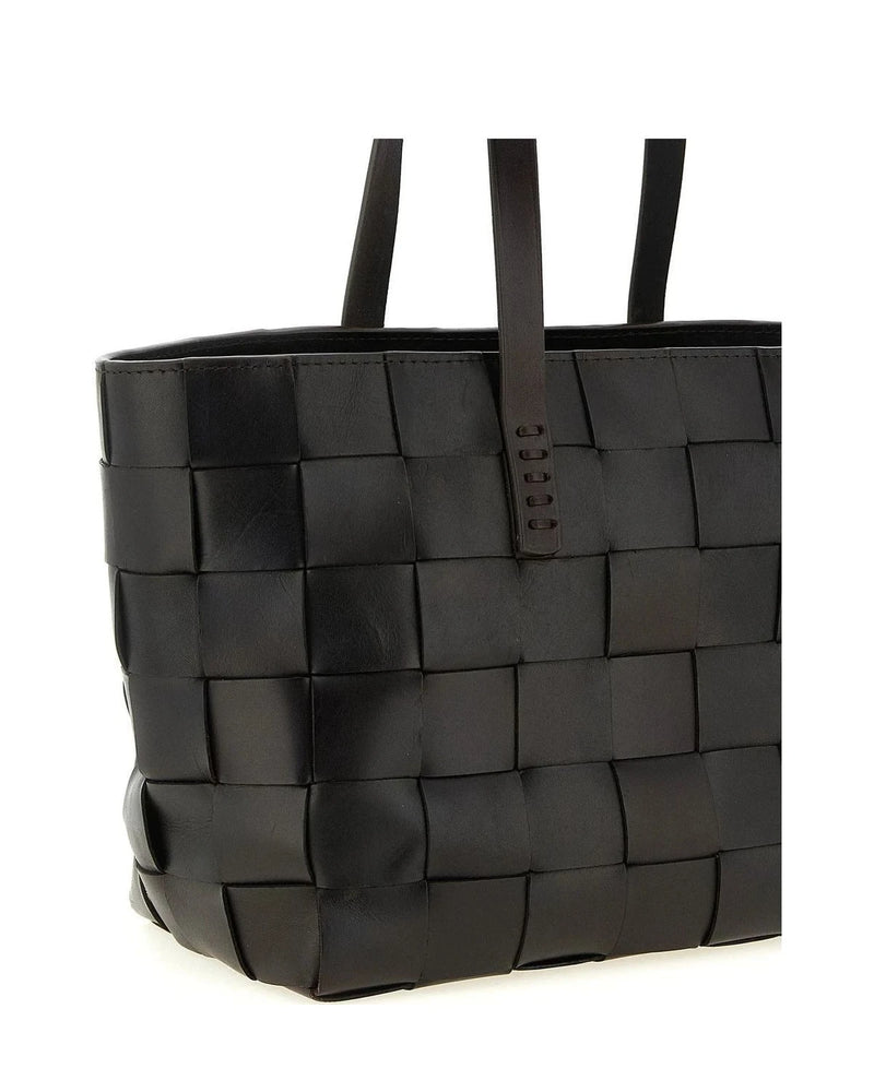 Dragon Diffusion Tote Bag in brown, Calfskin Leather — view 3