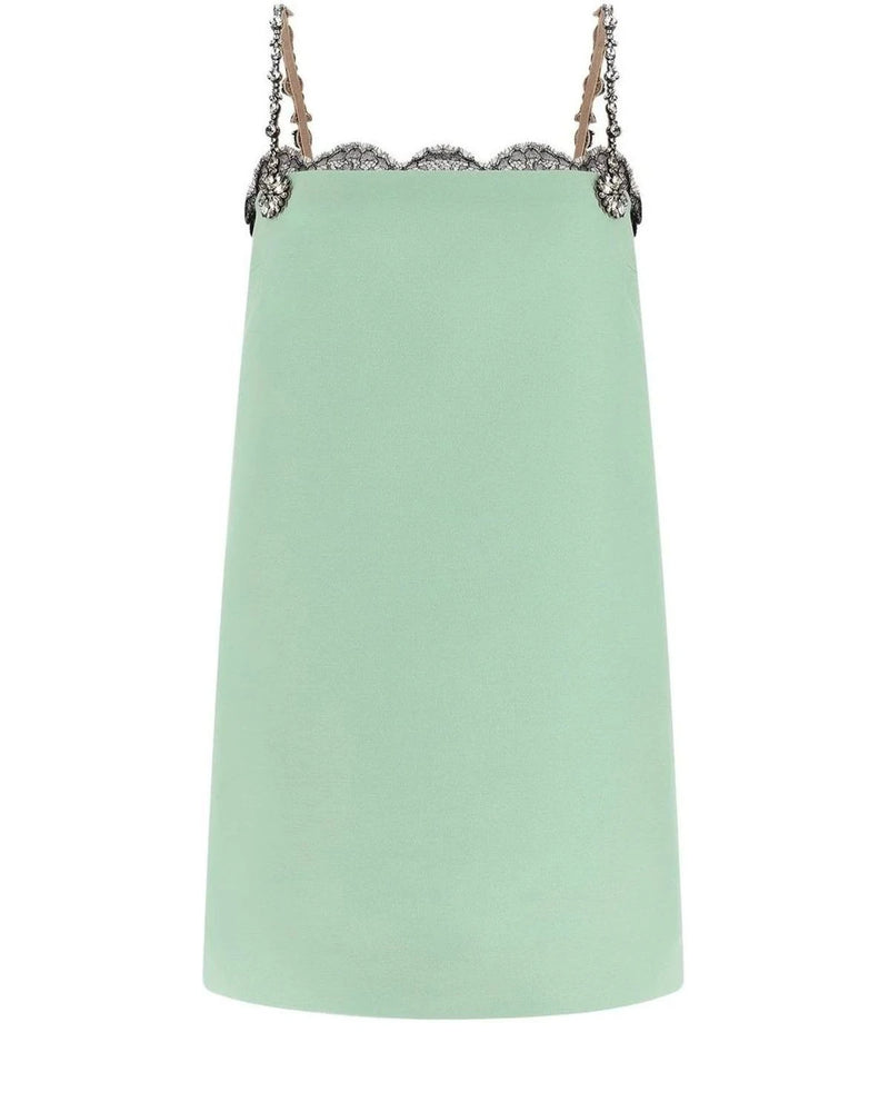 Valentino Garavani Dresse in green, Virgin Wool