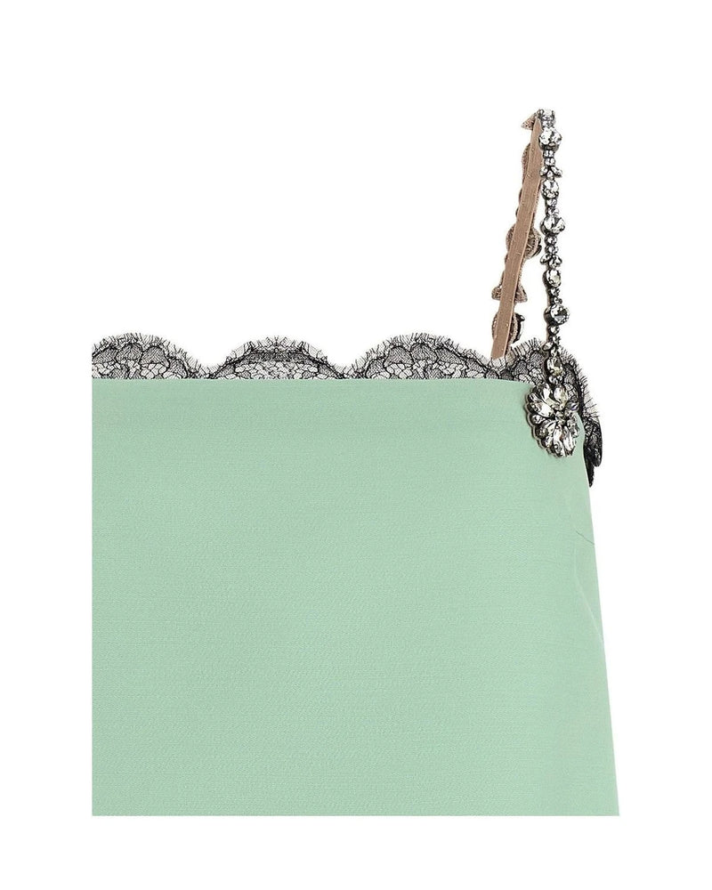 Valentino Garavani Dresse in green, Virgin Wool — view 3