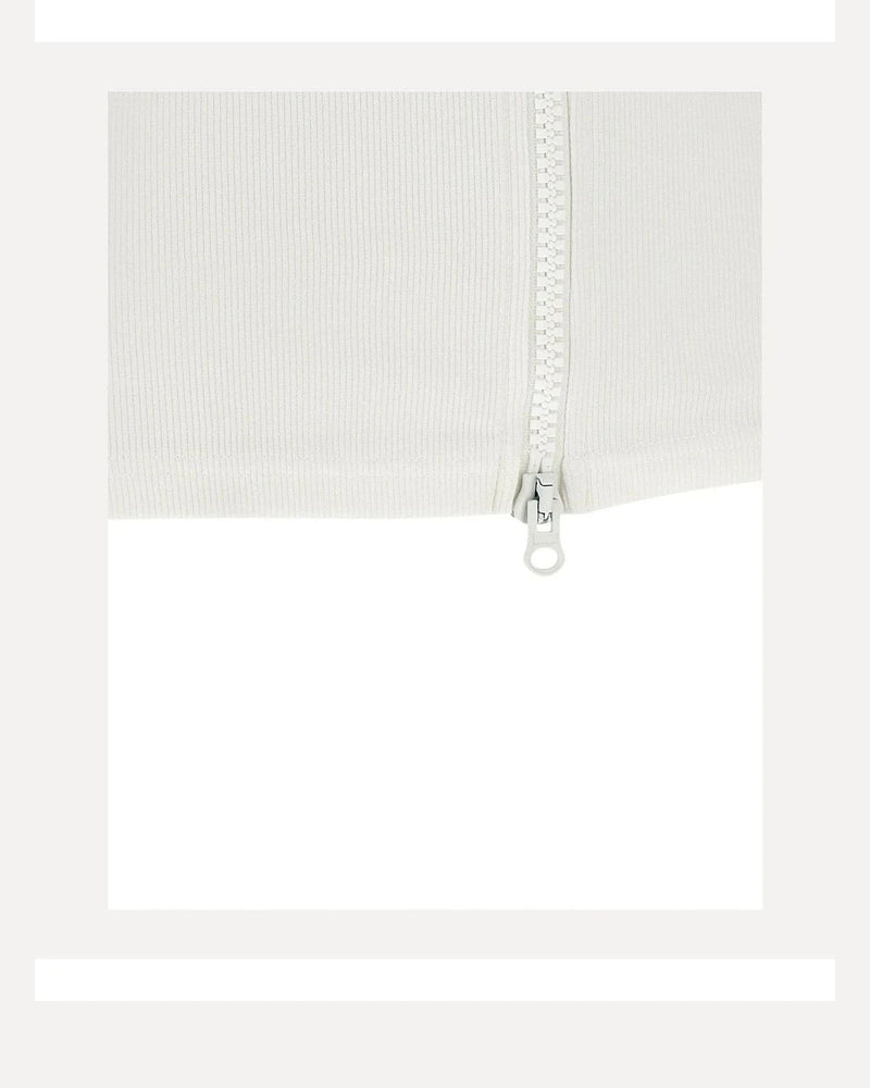 Courrèges T-Shirt in white, Cotton — view 4