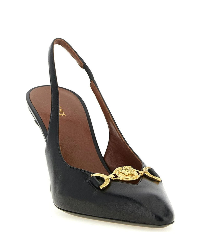 Versace Pumps in black, Lamb Leather — view 2