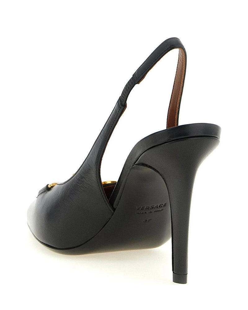 Versace Pumps in black, Lamb Leather — view 3