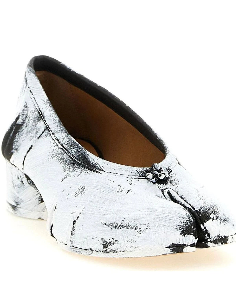 Maison Margiela Pumps in white, Sheep Leather — view 2