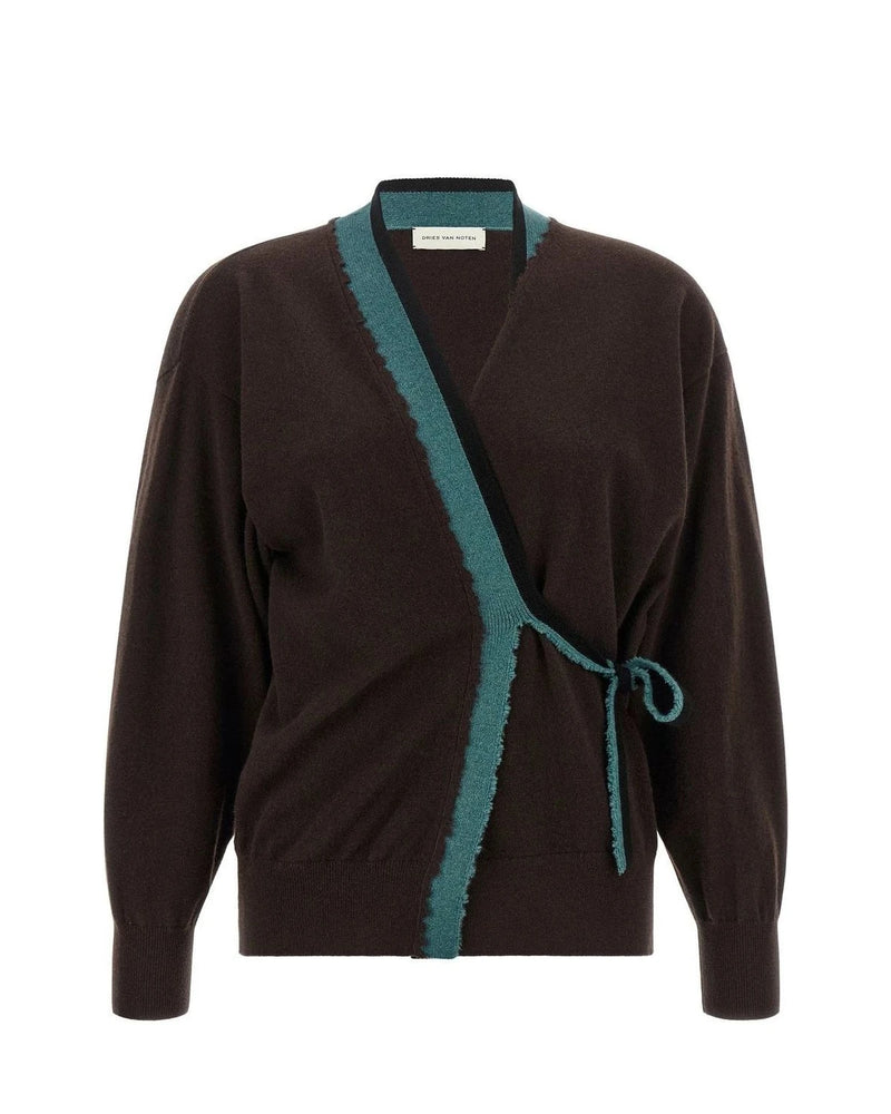 Dries Van Noten Cardigan in brown, Cashmere