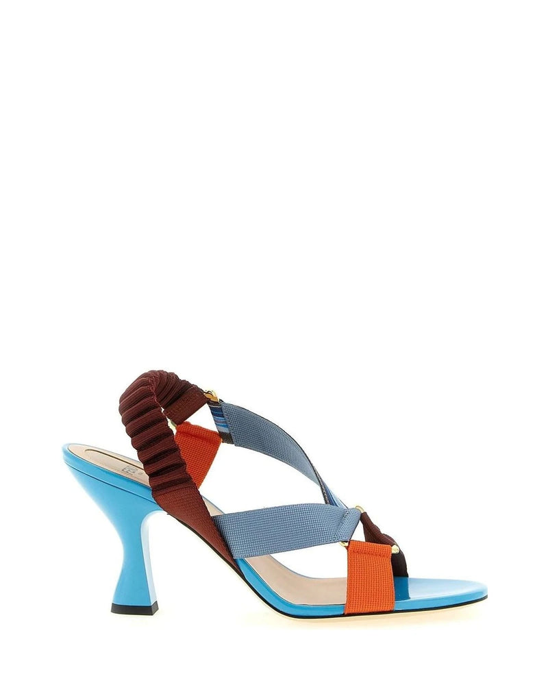 Fendi Sandals in multicolor, Viscose
