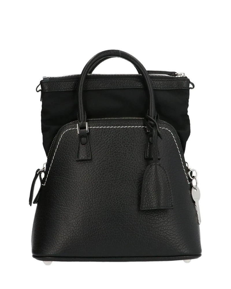 Maison Margiela Satchel Bag in black, Calfskin Leather — view 2