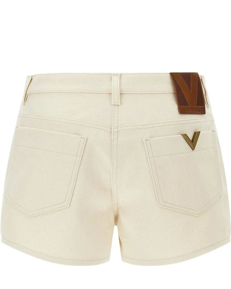 Valentino Garavani Chino Short in beige, Cotton — view 2