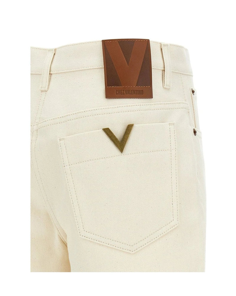 Valentino Garavani Chino Short in beige, Cotton — view 4