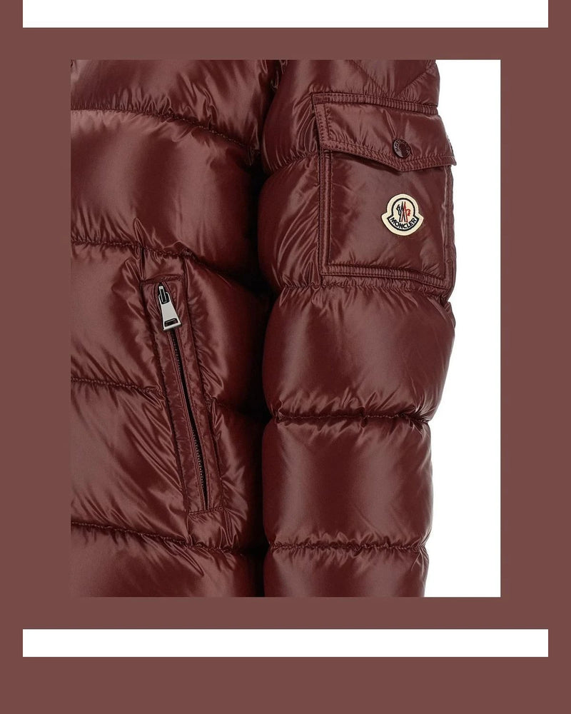 Moncler Puffer Jacket in red, Polyamide — view 6