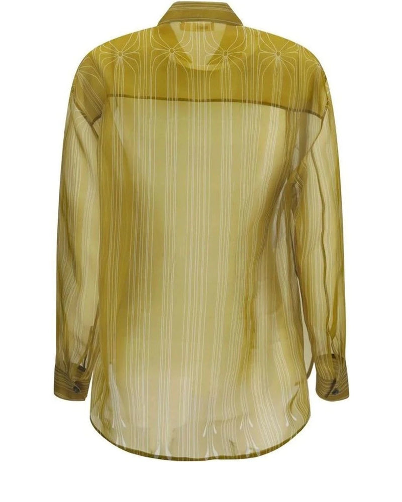 Khaite Dress Shirt in beige, Silk — view 2