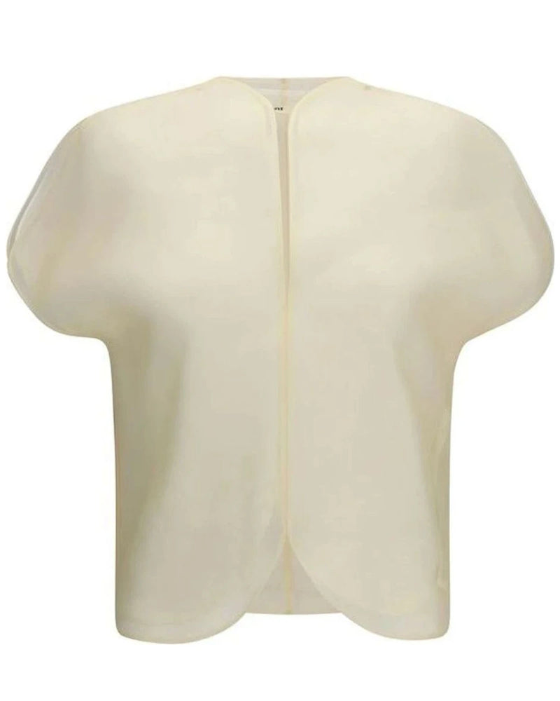 Khaite Blouse in beige, Silk