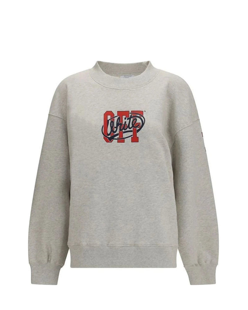 Off-White Sweatshirt in gray, Cotton