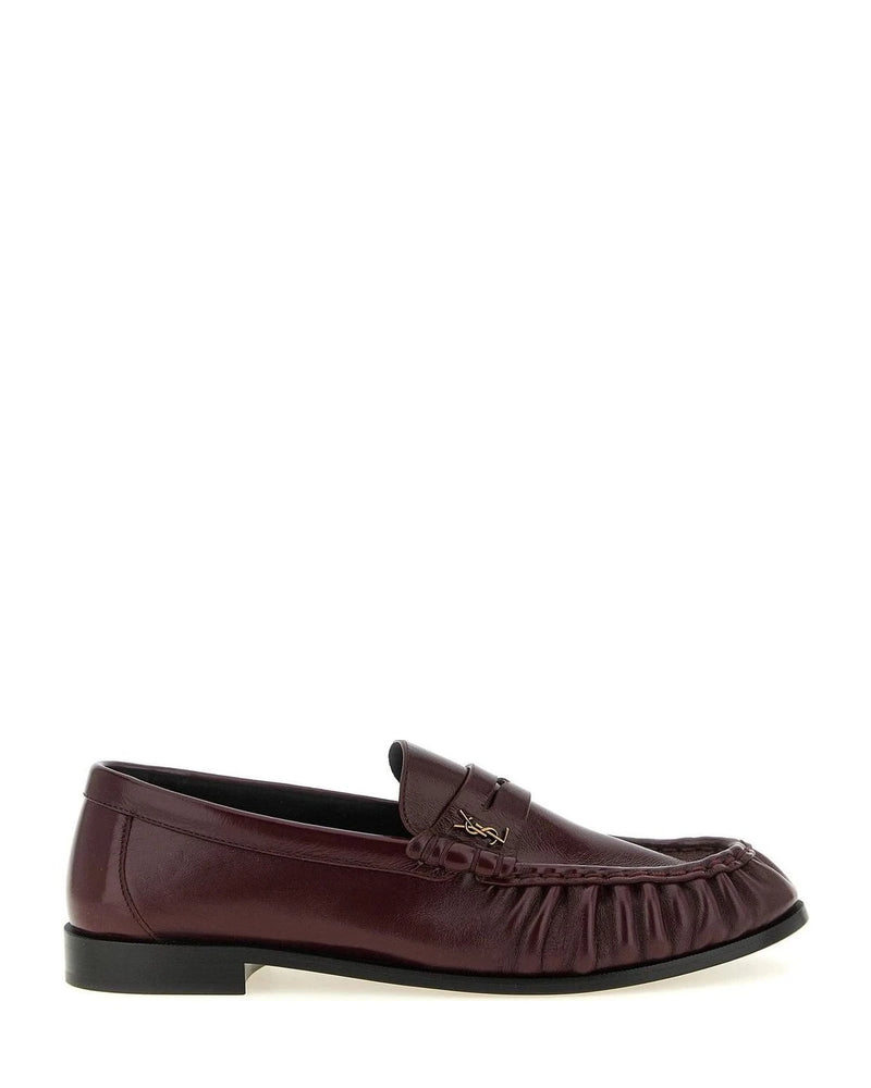 Saint Laurent Loafers in red, Calfskin Leather