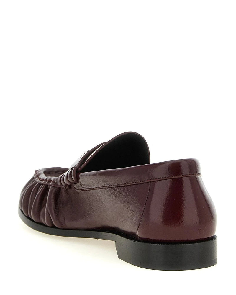 Saint Laurent Loafers in red, Calfskin Leather — view 4