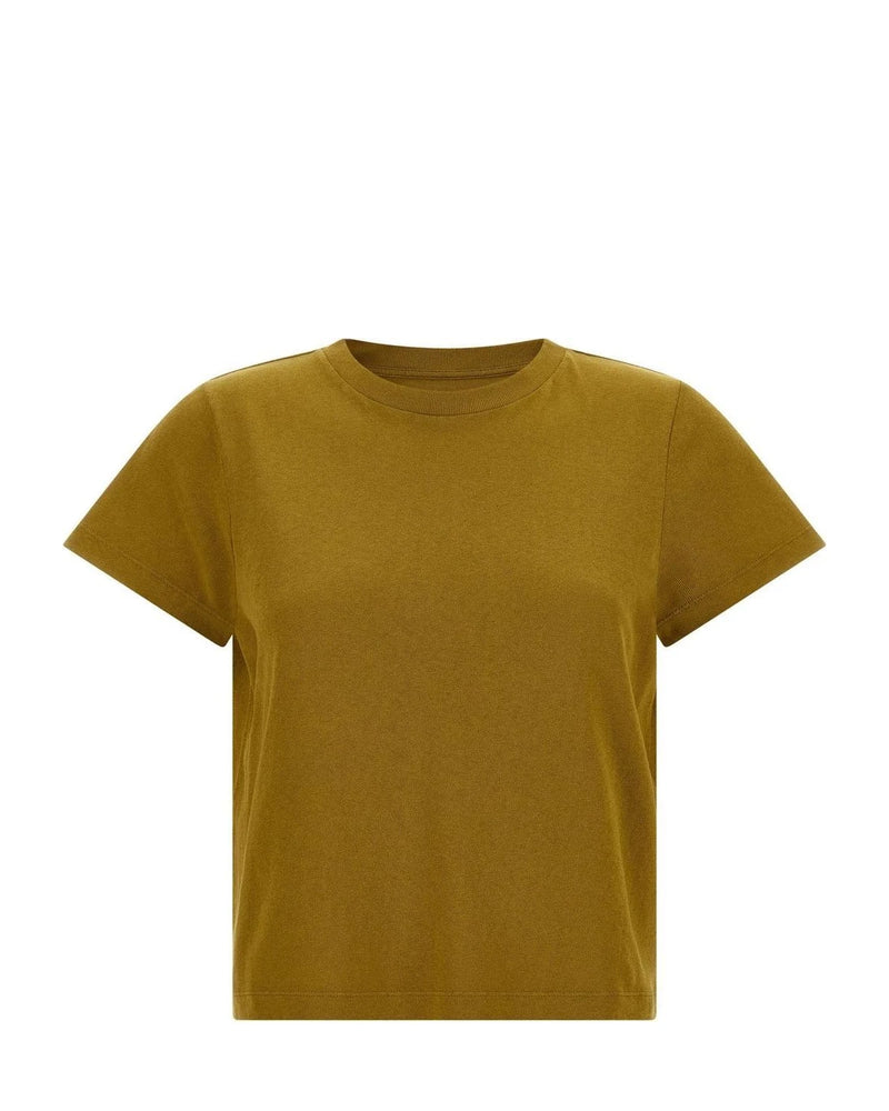 Khaite T-Shirt in yellow, Cotton
