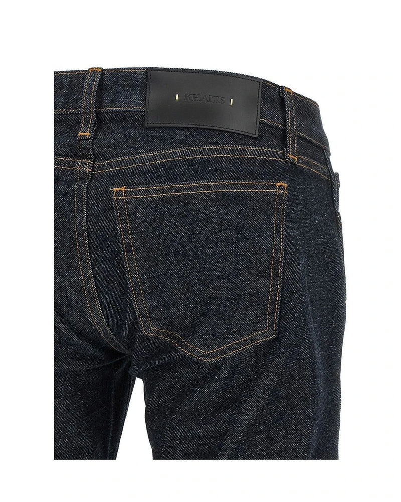 Khaite Jean in blue, Cotton — view 4