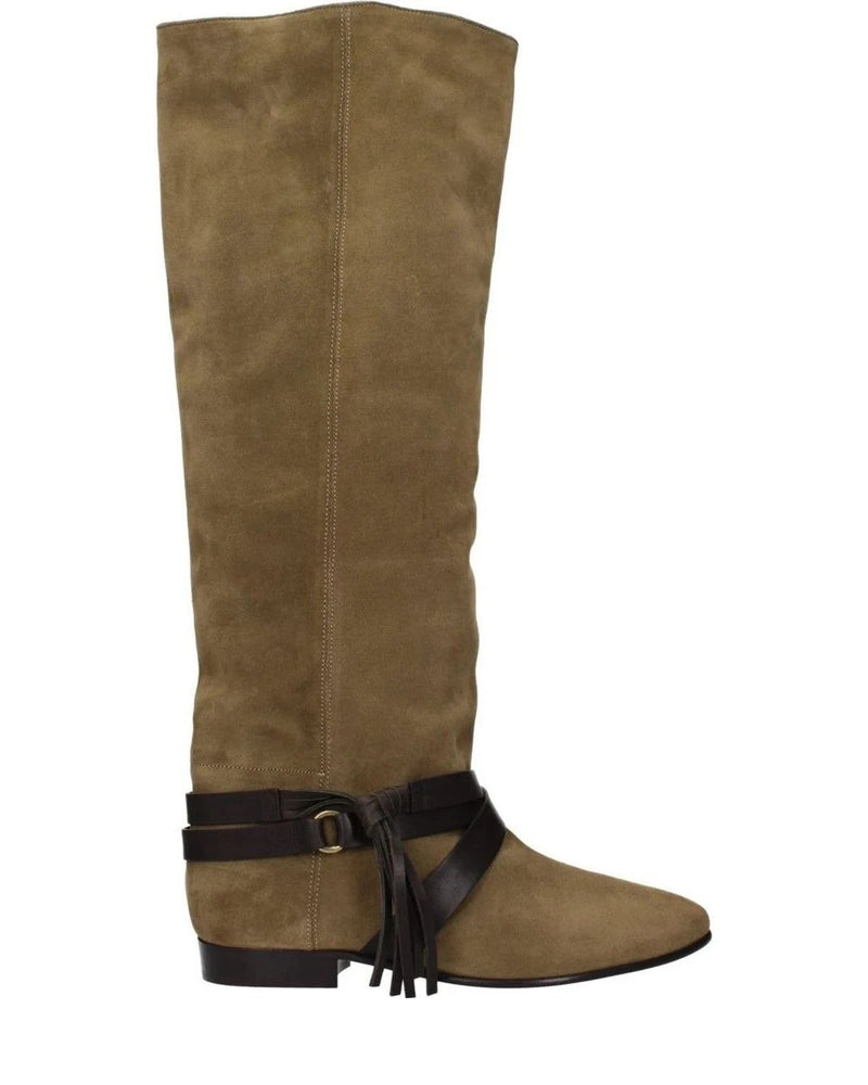 Isabel Marant Knee High Boots in green